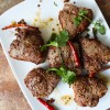 Coriander-Crusted Lamb Chops by SheSimmers.com