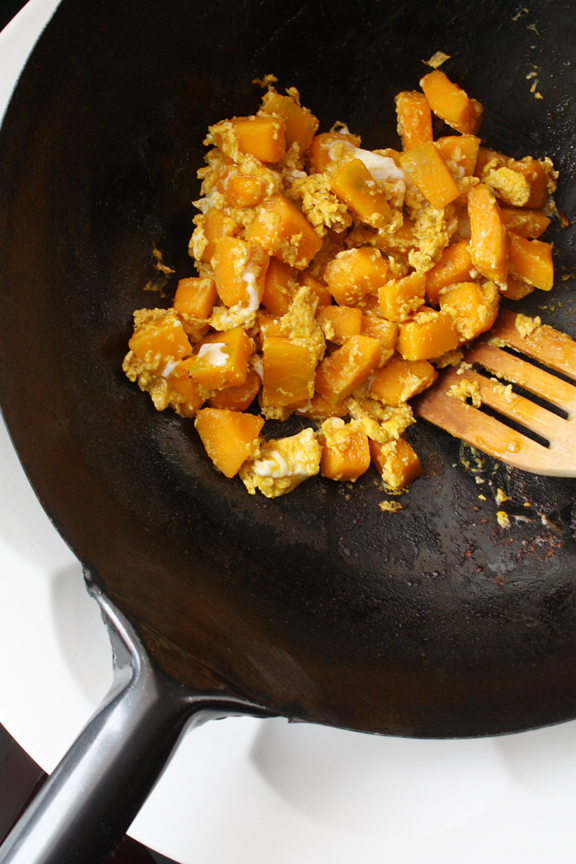 Khao Keang dishes part 2: Stir fried pumpkins with eggs