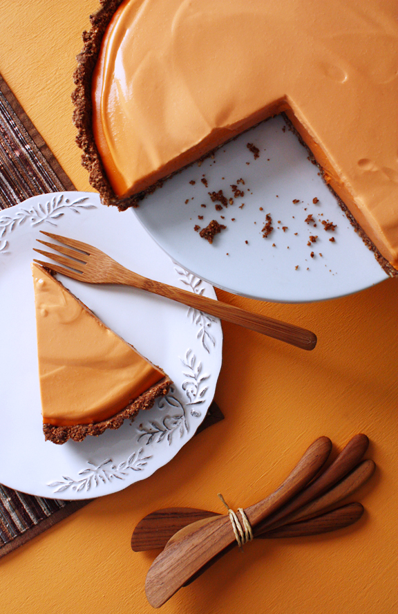 Thai Tea Cheesecake from The Heart of the Plate by Mollie Katzen