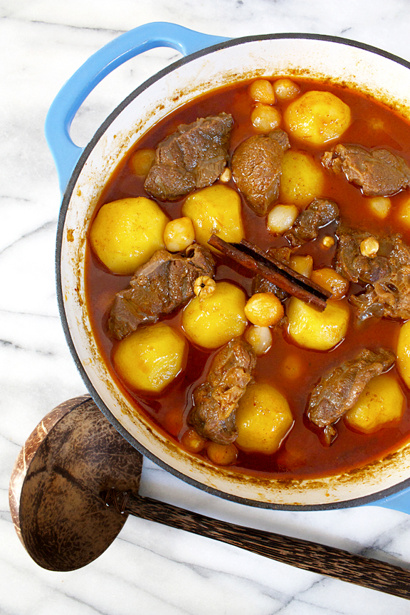 Beef Shank Matsaman Curry from Simple Thai Food Book by Leela Punyaratabandhu